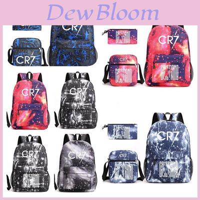 Fashionable Cr7c Teenager Backpack Set With Pen Bag Wholesale