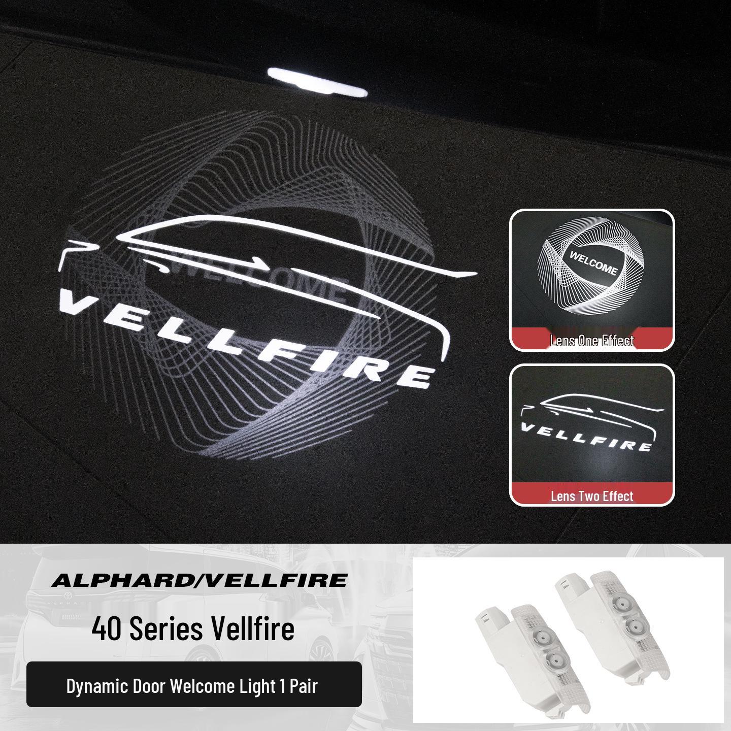 Alphard 08-26 & 30 Vellfire Door Welcome & Laser Projection Lights Modification.
