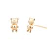 LUNNE 14k Bear Earrings (14k Gold) c03
