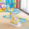 Trendy Duck Climbing Toy: Automatic Stair-Climbing, Interactive, Light & Sound Puzzle Track for Kids