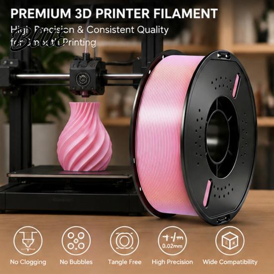 Rainbow Gradient Filament Candy Color PLA Filament Dimensional Accuracy +/-0.02mm 1Kg Spool 3D Printer 1.75mm for Most FDM High Toughness