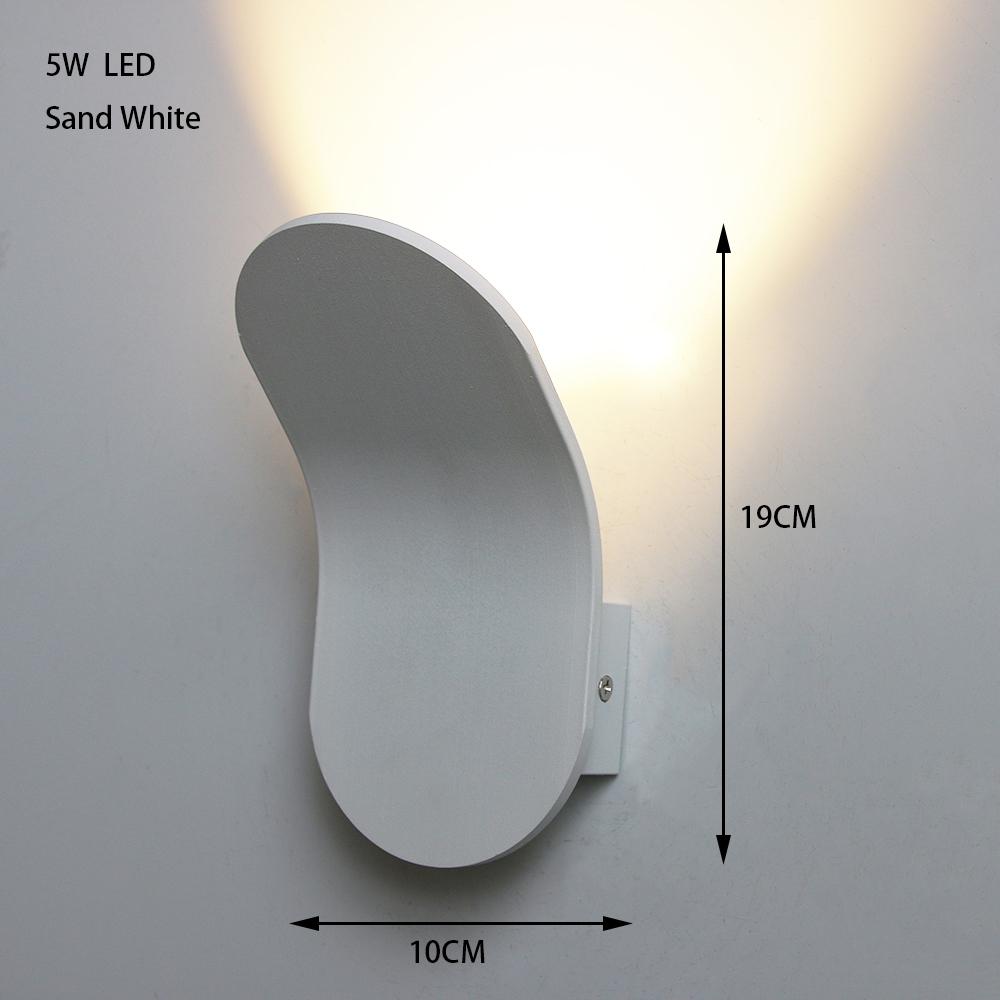 5W 7W LED Indoor Wall Lamp Bedroom Living Room Bedside Lamp Modern Home Lighting Balcony Corridor Wall Light Decorate Sconce