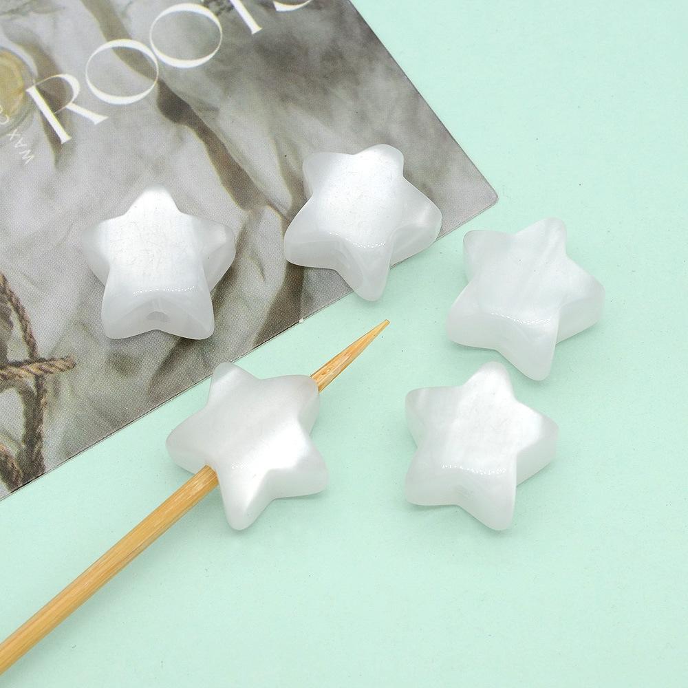 1Pcs 16mm Star Love Heart Mermaid Glitter Colorful Resin Beads Loose Spacer Beads for Jewelry Making DIY Bracelet Necklace