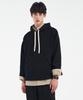 Odramp String Crop Hoodie [Black]