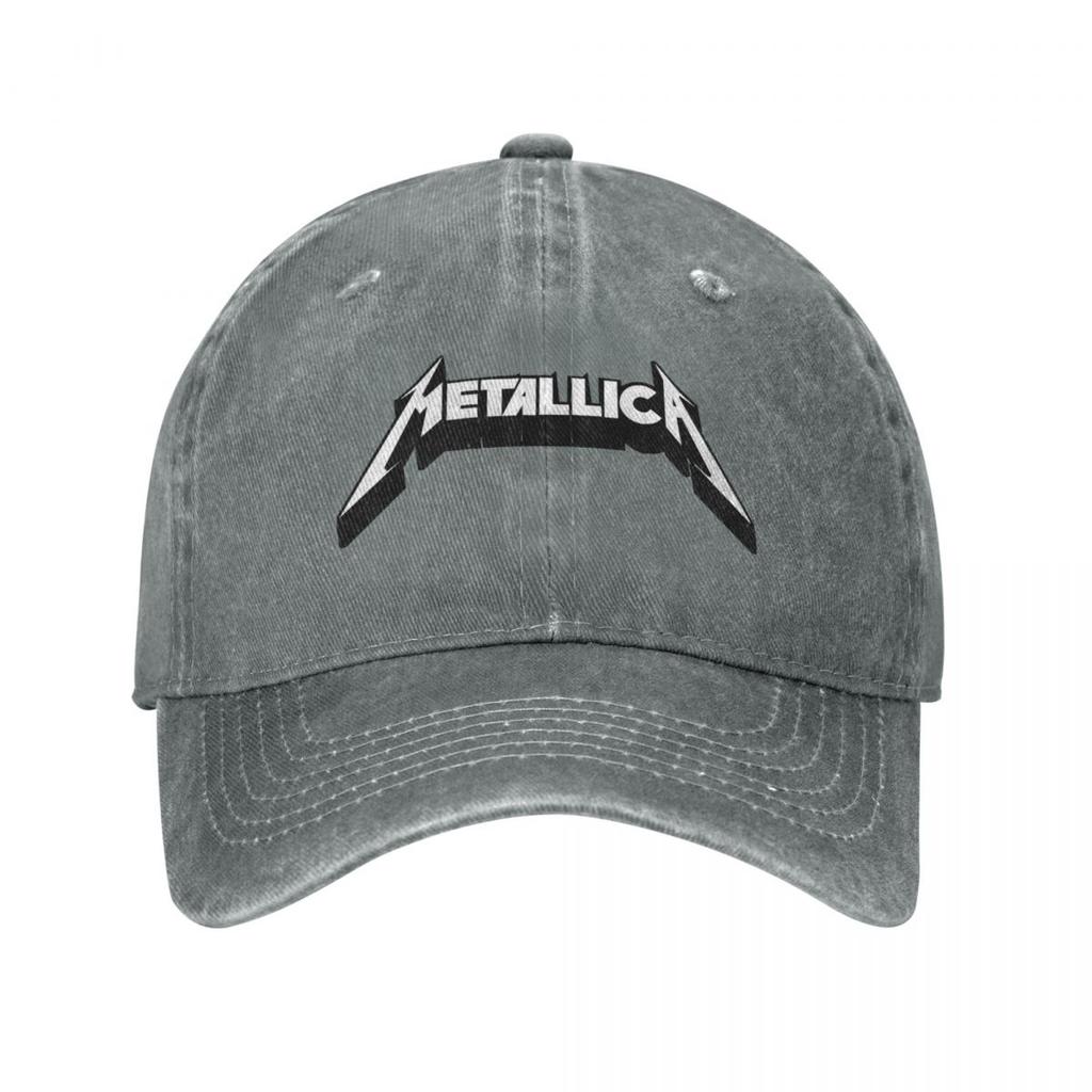 Metallicas Baseball Caps Antrekk Merch Unisex Vintage Distressed Denim Heavy Metal Band Trucker Hat Snapback