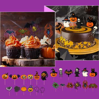 Cake Decoration Halloween Cake Card Decoration Halloween Baking Decoration Cake Card Decoration