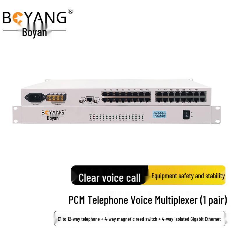 Boyang E1 PCM Voice and Data Multiplexers