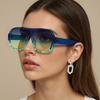 Vintage Fashion Square Frame Sunglasses For Women Blue Light Blocking Shades Uv400 Sun Glasses Vintage Decorative Sunglasses