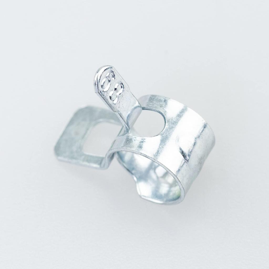 Kijima 104-2201 Motorcycle Parts Hose Power Band 0.3 inch (7 mm) (Steel: Trivalent Chromate) 5 Pieces