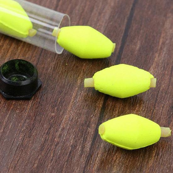 MUQZI Sports Accessory 6Pcs/Tube Olive Shape Drift Float Foam Strike Indicator Fly Fishing Accessories
