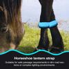 Horse Leg Straps 4 Pieces Animals Safety Gear Horse Leg Bands With LED Light For Grassland Stables Equestrian Night Riding