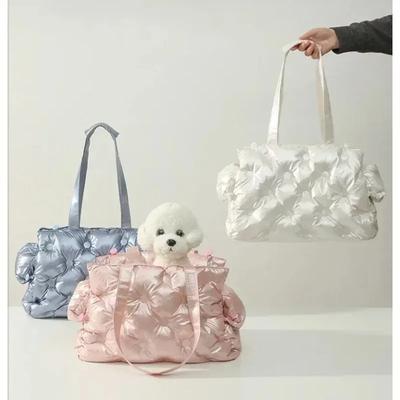 Winter Pet Carrier Bag Warm Pet Handbag For Small Dog Cat Portable Pet Travel Bag For Puppy One Shoulder Dog Outdoor Carry Bag
