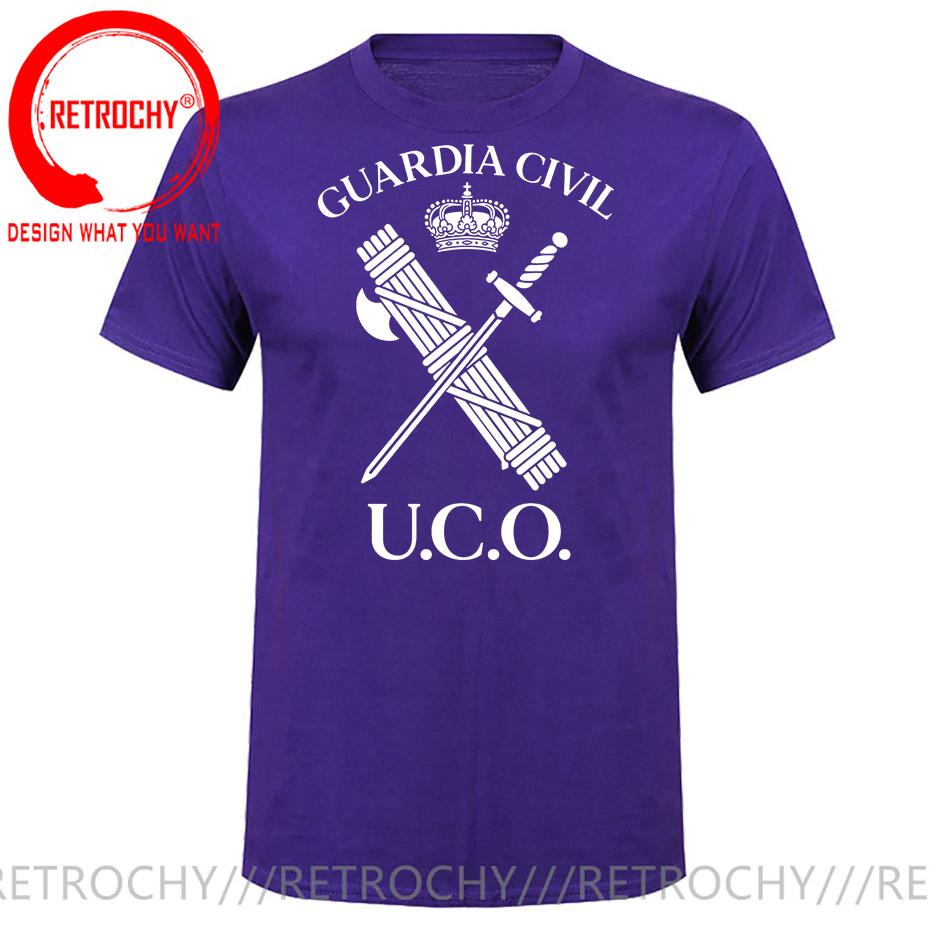 Uco Guardia Civil EspaA PolicA T Shirt Unisex Spain Guardia Civil TShirt Unisex Military Army Summer Streetwear Tops Tee Shirt