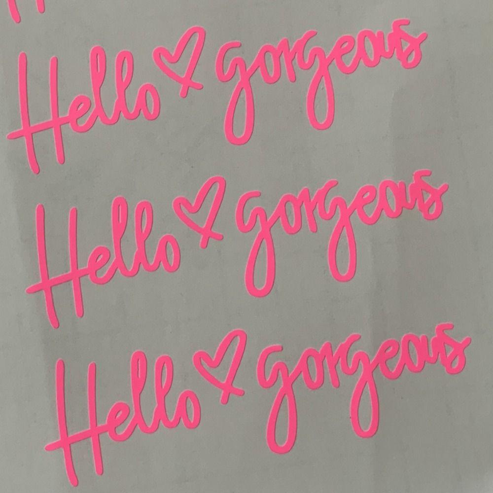 Letter Hello Gorgeous Car Sticker Hello Gorgeous Hello Gorgeous Decals  Window Trunk Bumper