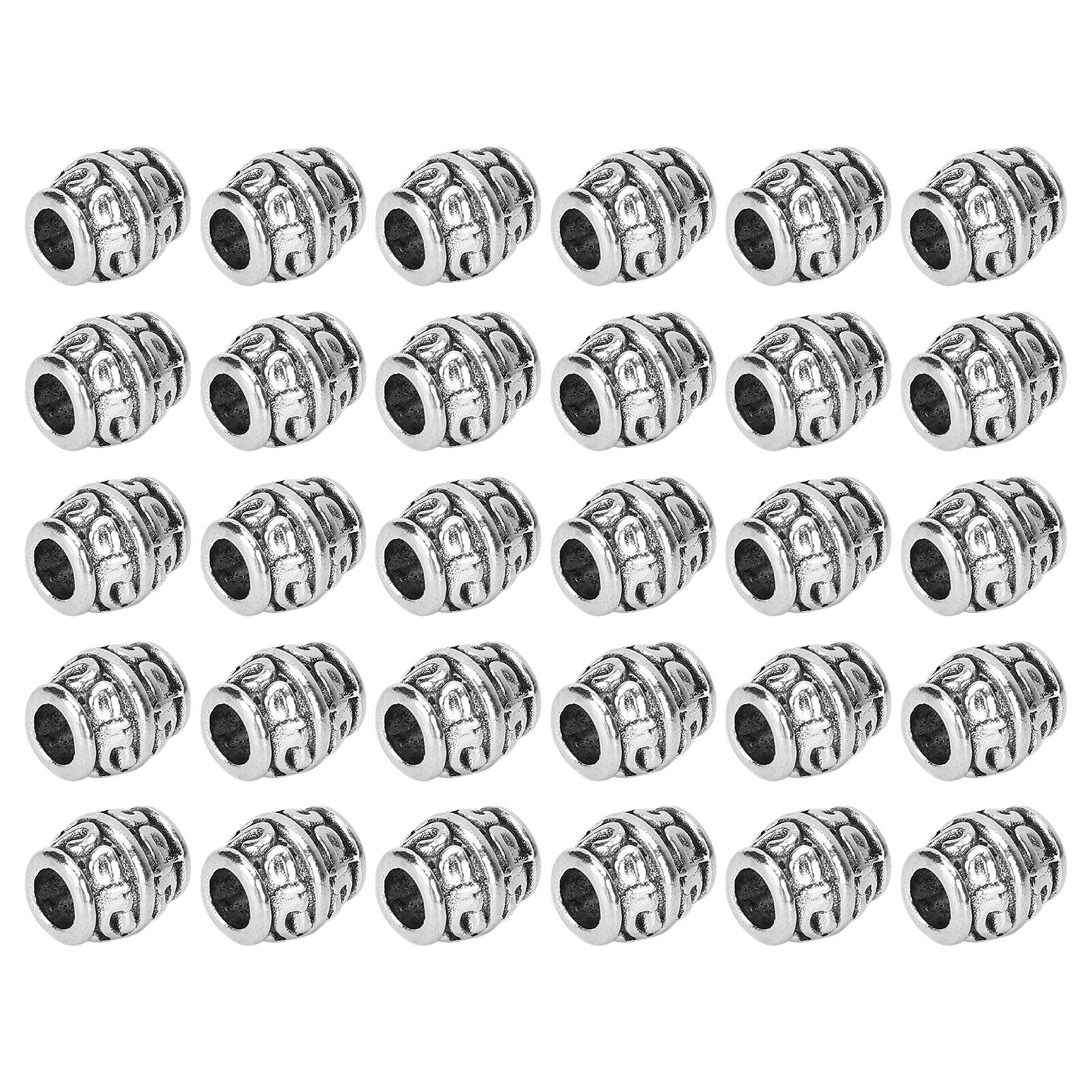 

30 шт. DIY борода бусины клипсы ретро волосы дреды бусины аксессуары для волос плетение браслет