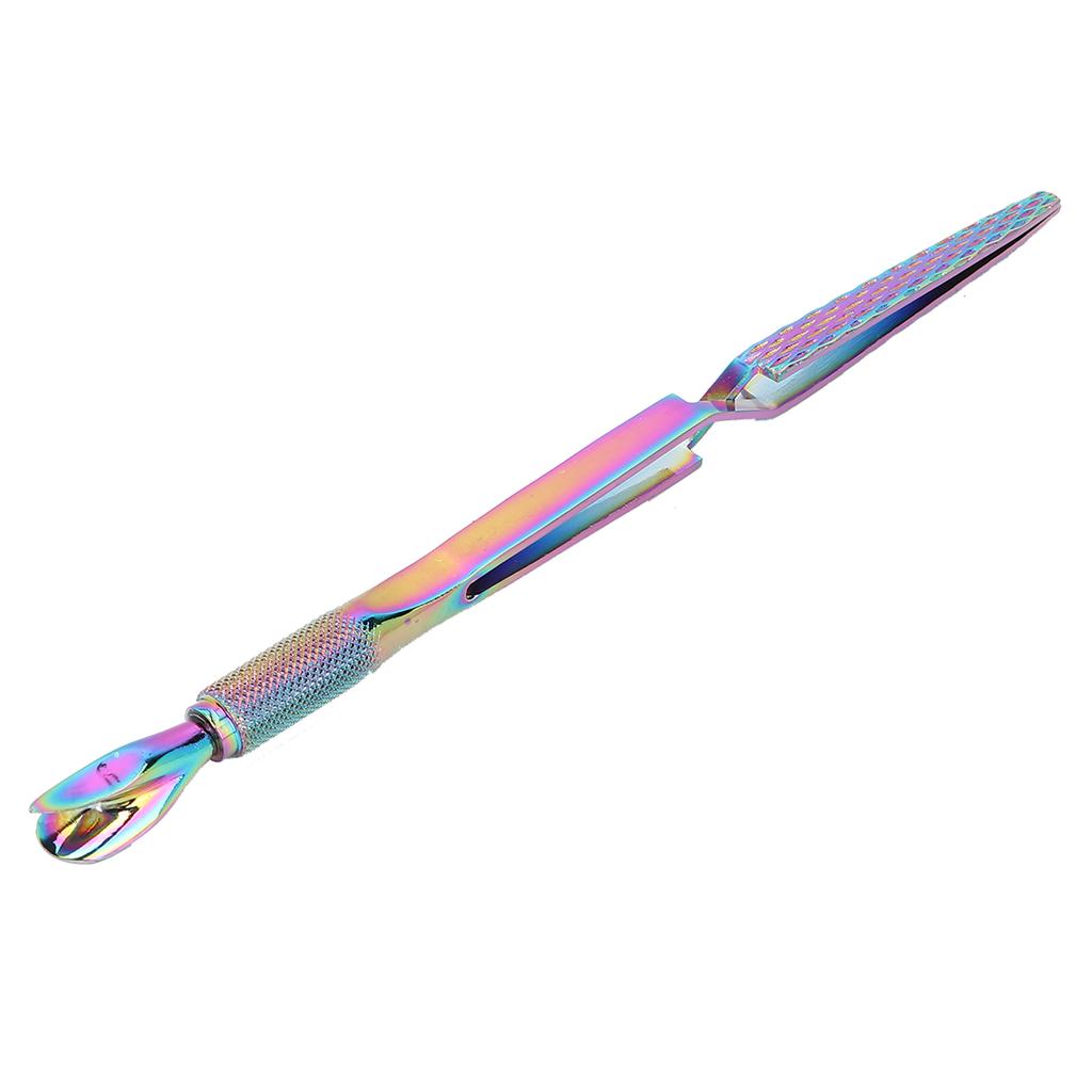 Nagelkunst Pinzette Edelstahl Nagelhautschieber Falsche Nägel Formpinzette Nagelkunst WerkzeugeFarbig