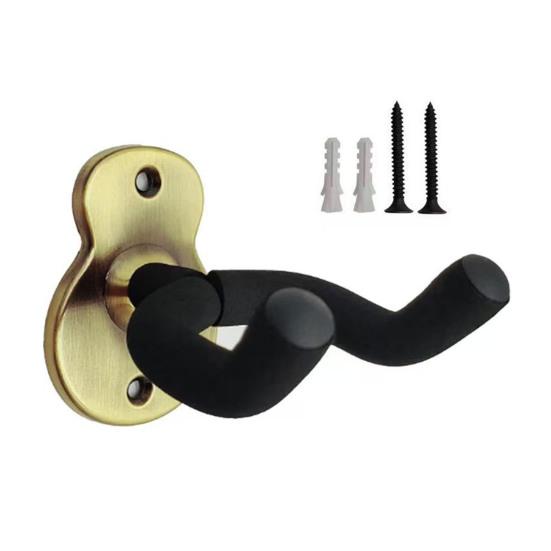 Gitar Veggfeste Henger Kraftig Metall Gitarholder Bass Ukulele Akustisk Klassisk Elektrisk Gitar Stativ Krok Gitar Tilbehør