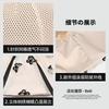 Summer New Hat Women's Mesh Bow Bucket Hat Versatile Sunscreen Visor Big Brim Sun Hat