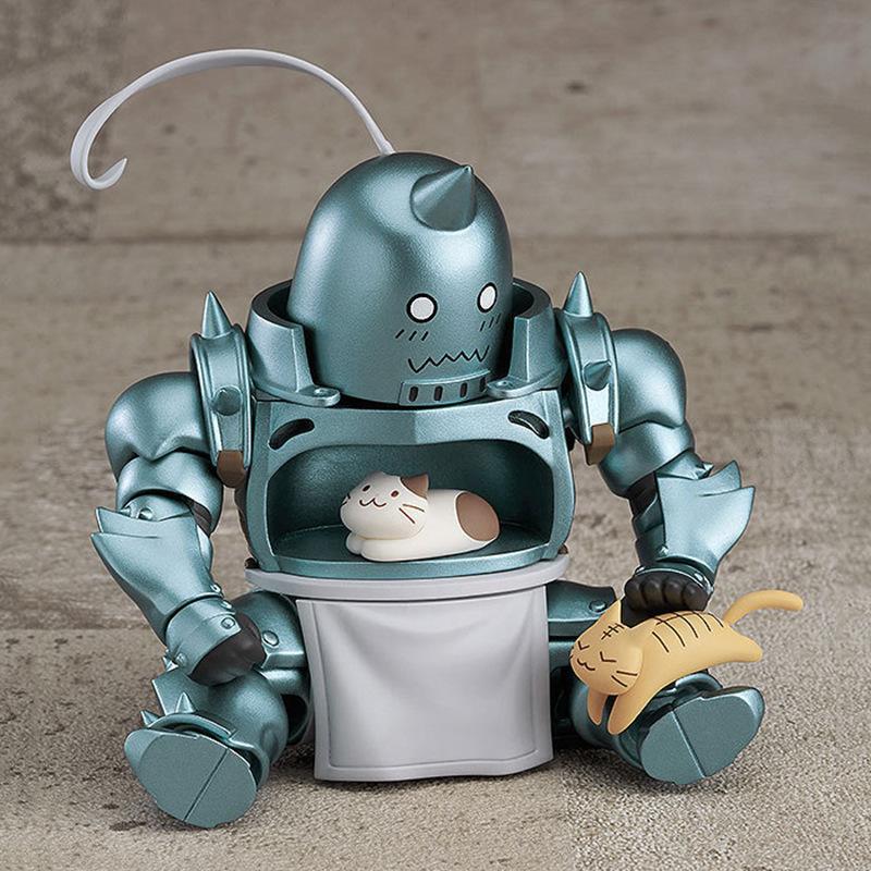 In Stock Q Edition Fullmetal Alchemist Alphonse Elric Anime Peripheral Movable Model Counter Decoration Toys Gifts Action Figure