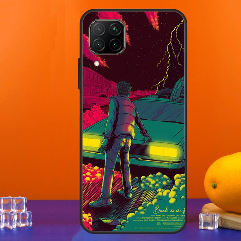 Back To the Future DeLorean For Huawei Nova 12s 12i 11i 5T 9 10 SE Y91 Y90 Y60 Y70 Y72 Y61 P60 Pro P20 P40 P30 Lite Case