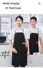 Waterproof Canvas Catering Apron with Logo, Stain-Proof, Ideal for Kitchens & Cafes