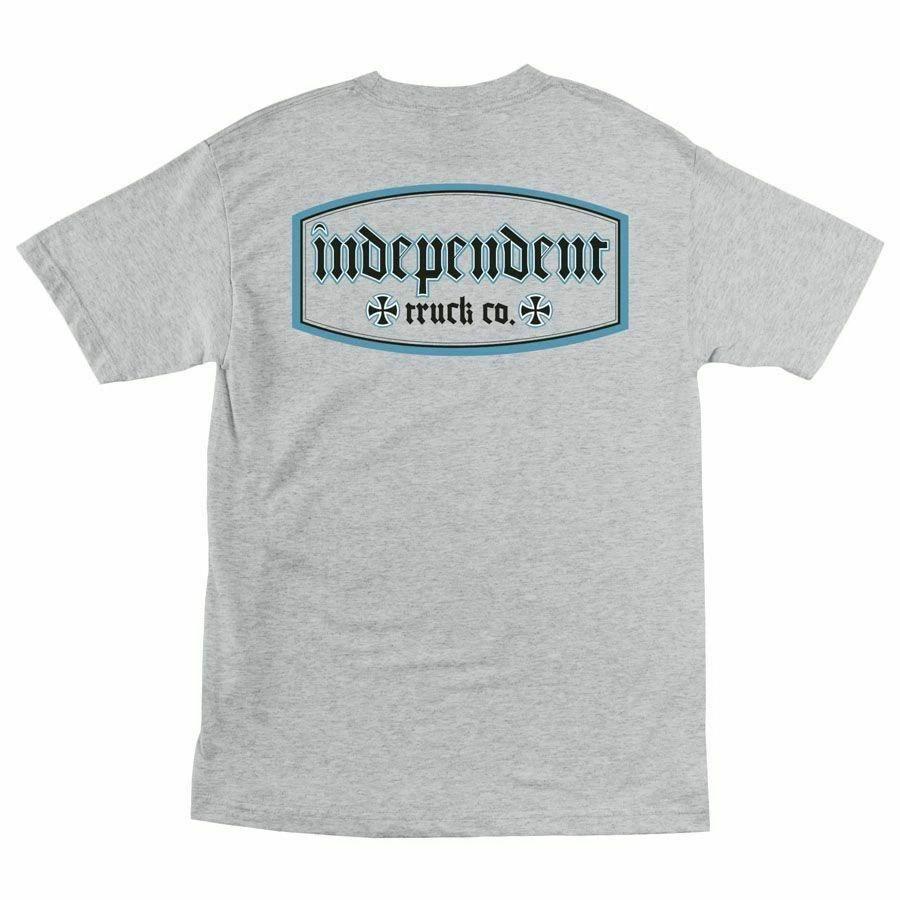 Independent Trucks RE-LABEL Skateboard T Shirt ATHLETIC HEATHER XL