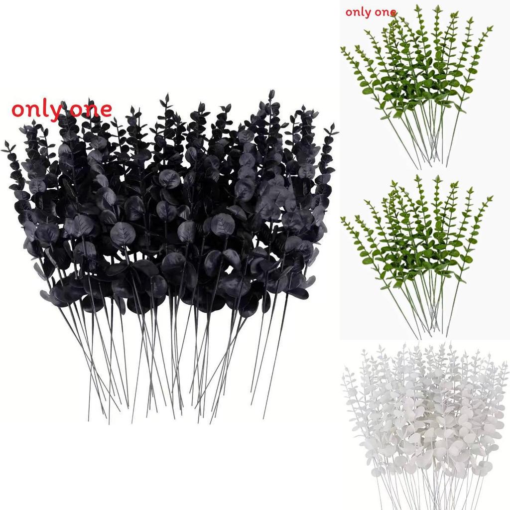 Artificial Eucalyptus Spp Leaves With Plastic Material For Event Decor And Holiday Arrangements