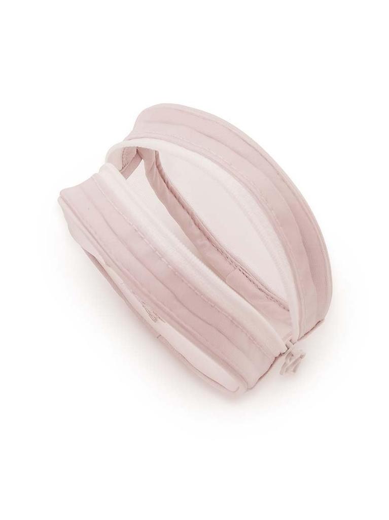 Gelato Pique WhiteDay Ice Embroidered Round Pouch PWGB251725 PNK