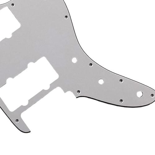 Guitar Pickguard for Squier Affinity Jazzmaster Guitar Pickguard Scratch Plate (3-Ply White)