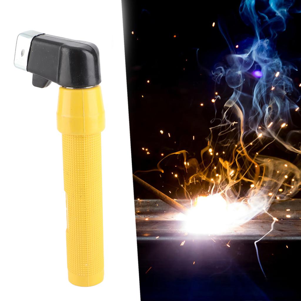 Portelectrod Instrument de Sudură 400Amp Lipire Arc Electrod de Sudură Clemă Electrod(Galben)