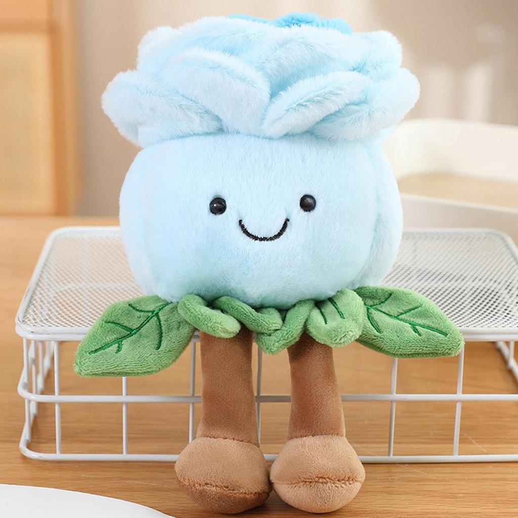 Simulated  Tree Potted Doll Dracaena Sanderiana Doll Plush Toy Creative  Green Plant Ornaments,1pc