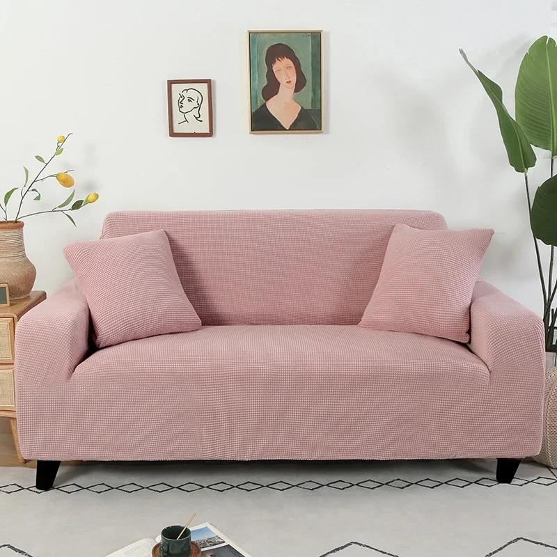 Copridivano Jacquard Elasticizzato Copridivano per Soggiorno Copridivano Regolabile Divano ad Angolo Forma L Decorazione Casa Rimovibile 1/2/3/4 Posti