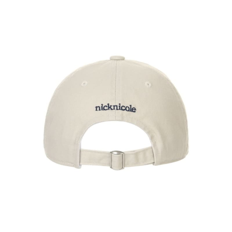 NICK&NICOLE NN DOTCOM SIGNATURE BALL cap_BEIGE GRAY