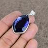 Amethyst Gemstone Handmade 925 Sterling Silver Jewelry Pendant 1.77" KKG-67