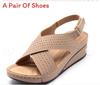 Roman Sandals Women Summer Thick Sole With Adjustable Strap For Casual Wear