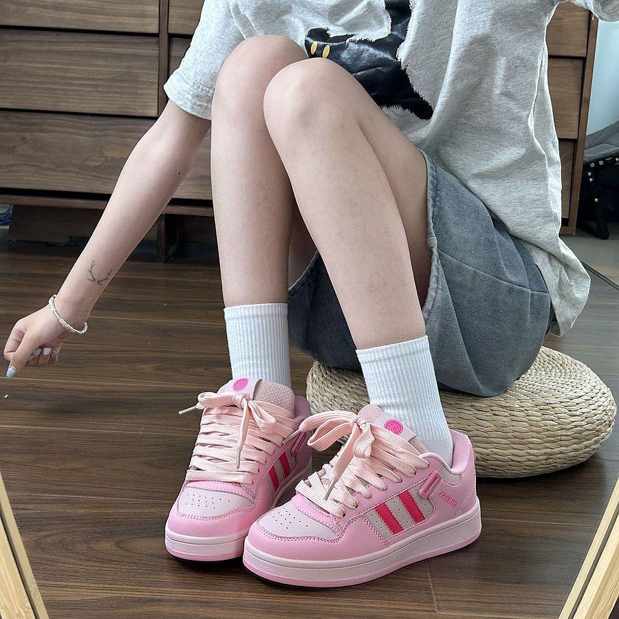 

Корейская версия универсальных клюквенных туфель на платформе, нишевые летние повседневные кеды для скейтборда в гонконгском стиле, женские 40