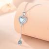 Heart of the Ocean Light Luxury Fashion Versatile Design Clavicle Chain Gift Pendant Accessories for Girlfriend