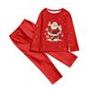 Family Casual Comfortable Long Sleeved Long Pants 3D Christmas Printed Parent-child Set