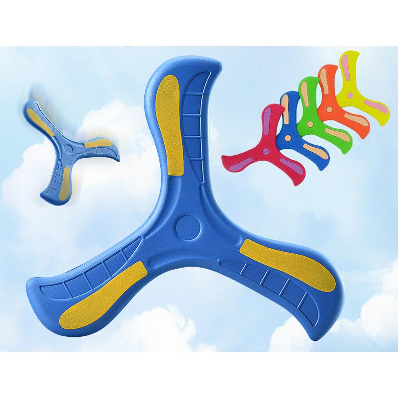 1/2/3pcs Children Boomerang Soft Three-leaf Cross Adult-kids Interactive Outdoor Toy Early Education Puzzle Decompression Gift