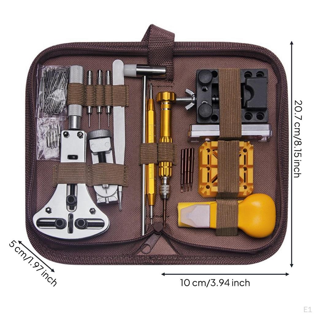 Watch Repair Tool Kit with Case Professional Complete Spring