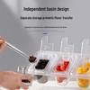 Handon Transparent 3-Compartment Food Container