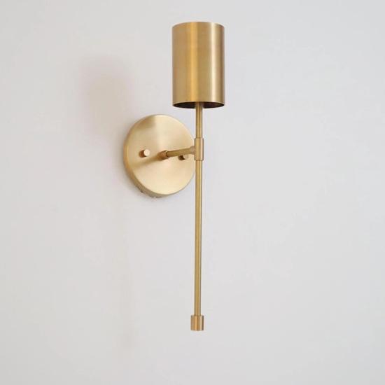 40.64 cm Mid Century Handcrafted Brilliance Brass Wall Lamp For Home Decor,Farmhouse Lights