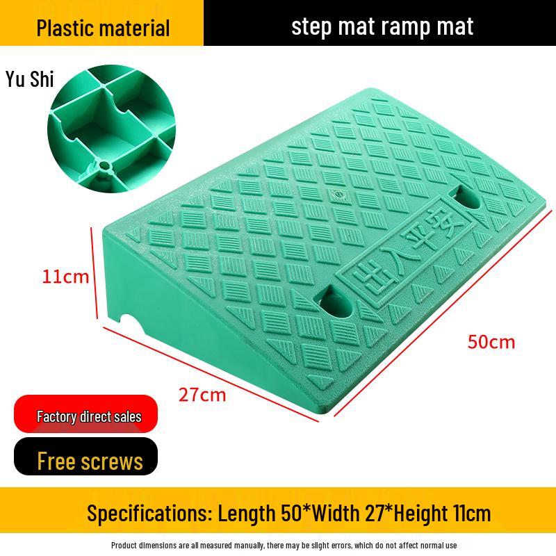 Outdoor Plastic Car Step Ramp for Door Sills and Stairs
