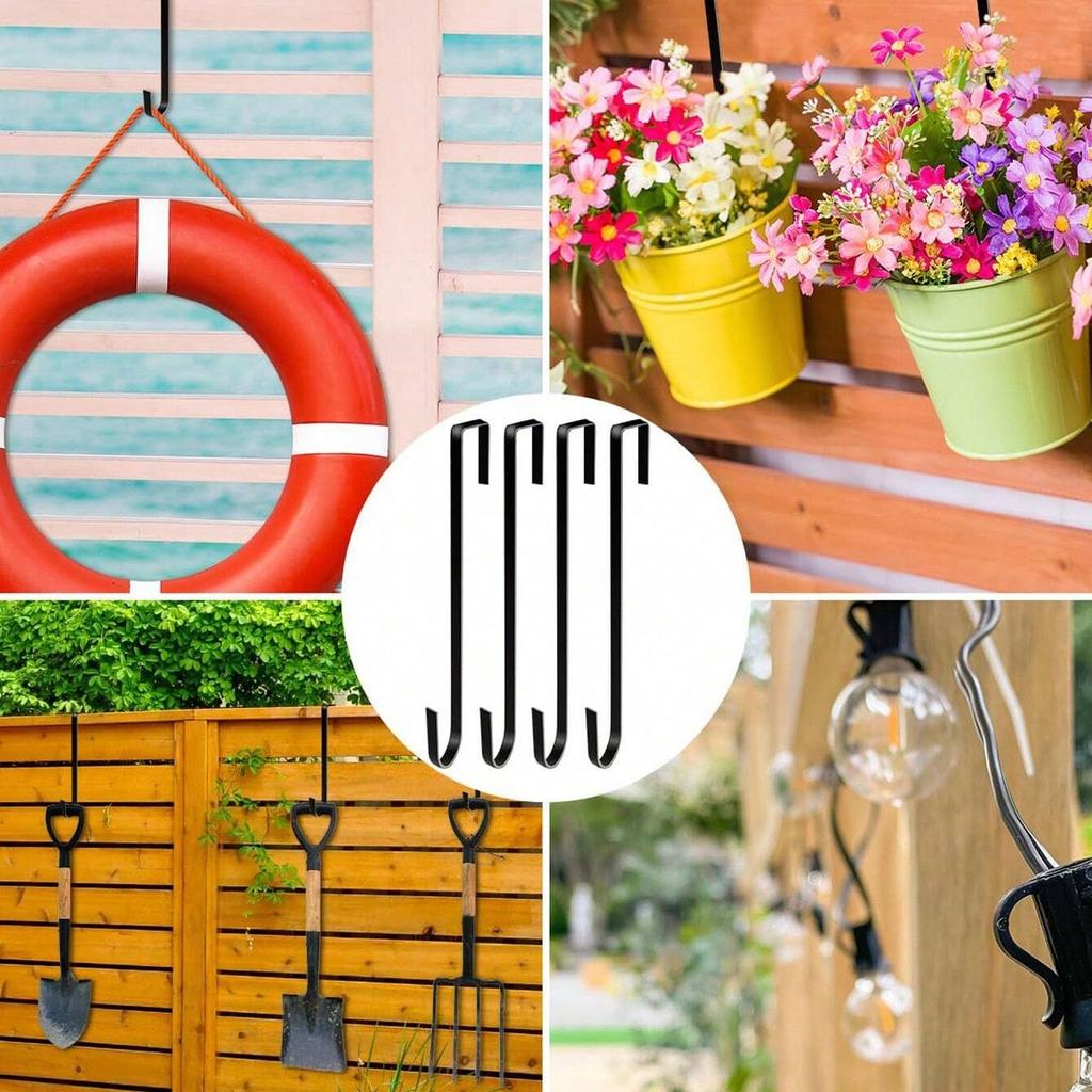1/2/4pcs 12inch Wreath Hanger for Front Door Wreath Hook Over the Door Hanging Hook Household Multi-Purpose Storage Supplies