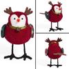 Cute Santa Claus Bird Decorations Handmade Merry Christmas Decor  Party Favors