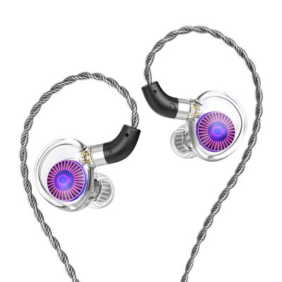 TRN Medusa Monitor Earphones Canal Earphones DLC Diamond Carbon Vibration Membrane 1DD Ear Monitor High Sound Isolation IEM High Resolution Earphones