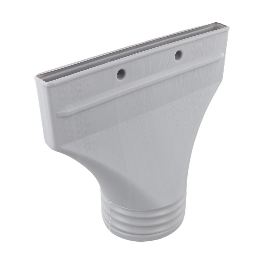 22x25x2cm Exhaust Connection Adapter Ventilation Perfect Airflow Four Locking Tabs High-Quality Plastic Minimal Height