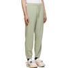 Li Ning Sports Basketball Collection Knitted Sweatpants Men's Desert Green Moderate Cuffed Pants AKLRA05-4