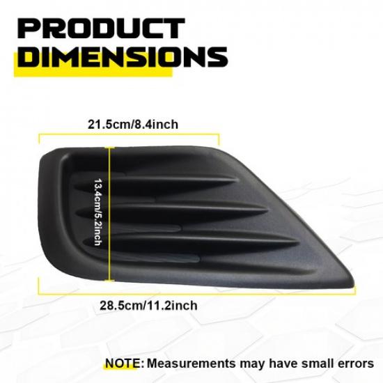 Fits For 2016-2018 Nissan Altima Front Foglight Cover Passenger Side EOOH