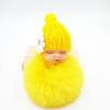 Cute Plush Car Keychain Sleep Doll Keychain Pendant